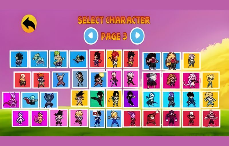 Power Warriors APK gameplay screenshot - battle mode